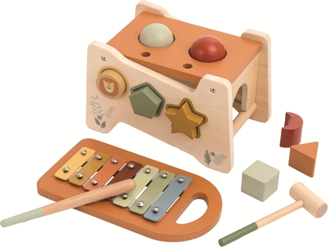 Multifunktioneller Klopfbank-Xylophon 2Kids Toys