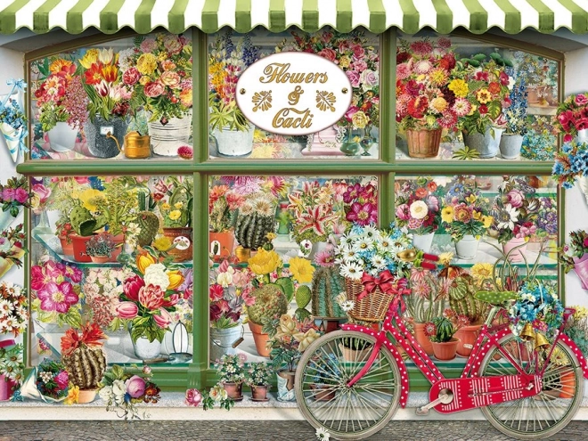Puzzle Blumen- und Kaktusgeschäft Kollektionen Easy Handling 275 Teile