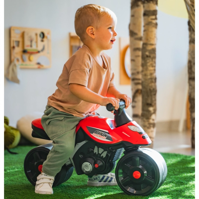 Falk Kinderfahrzeug Rennen Rot Breite Räder