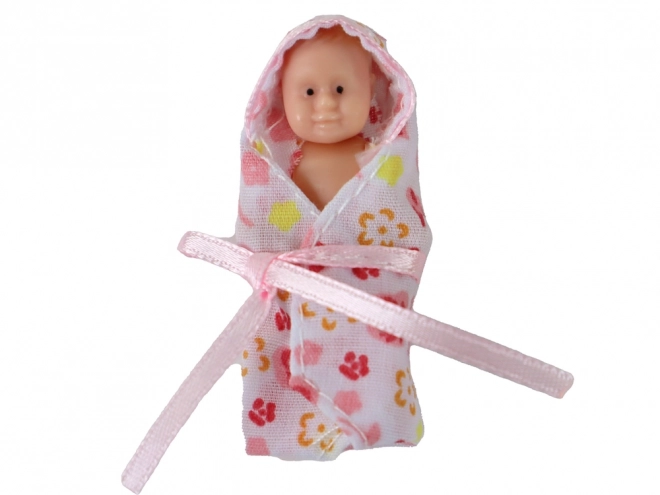 Familienpuppe Junge Mädchen Blonde Haare Schwangerschaft