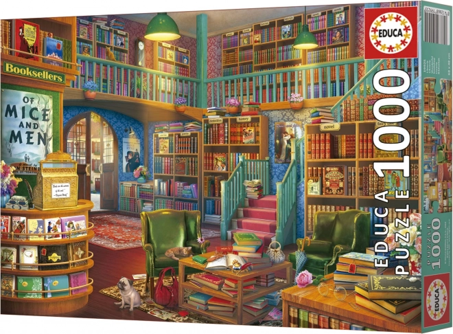 Educa Puzzle Wundervolle Buchhandlung 1000 Teile