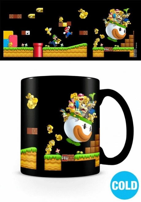 Tasse Super Mario mit Farbwechsel (Goldmünzen-Rausch), 315 ml