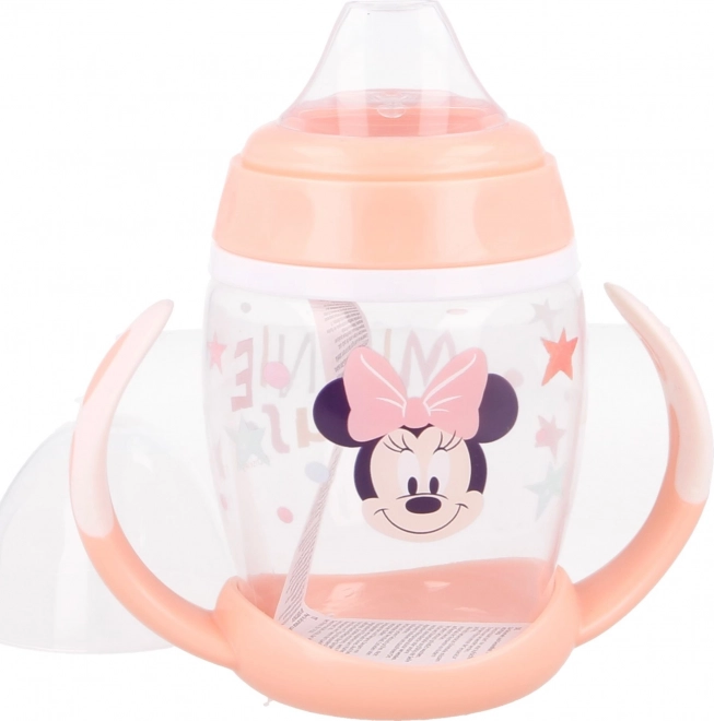Tasse mit Griffen und Silikonschnabel Minnie