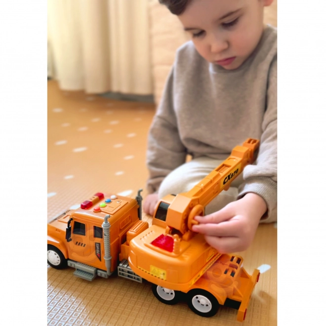 Interaktiver Kran mit beweglichem Haken 1:14 von WOOPIE
