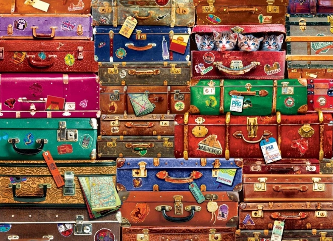 Puzzle EUROGRAPHICS – Reisekoffer 1000 Teile