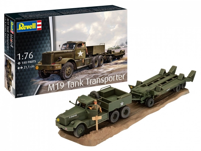 Modellbausatz M19 Panzertransporter 1/72