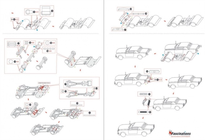 3D Puzzle Ford Mustang 1965