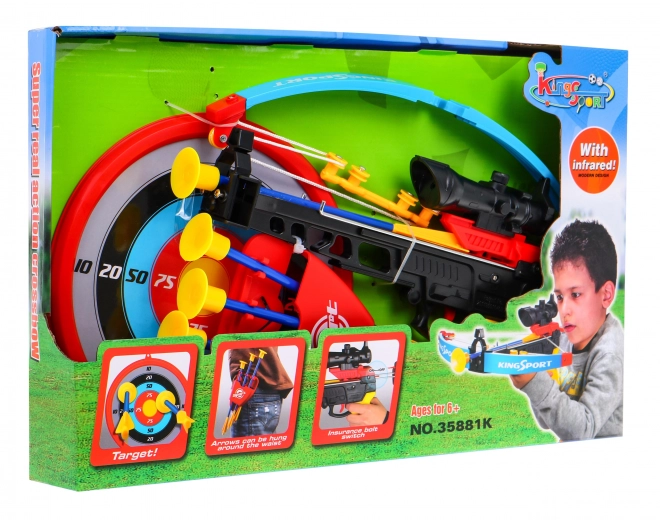 Kinderarmbrustset mit Laservisier