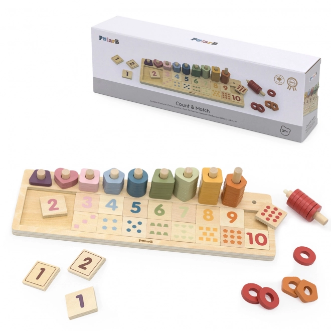 Holz-Zählrahmen und Sortierspielzeug Montessori von PolarB