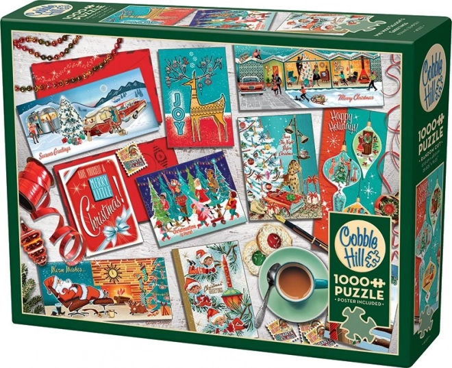 Weihnachtsgrüße Puzzle 1000 Teile von Cobble Hill