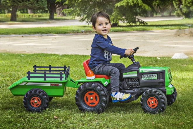 Injusa elektrischer Kindertrecker 6V mit Anhänger