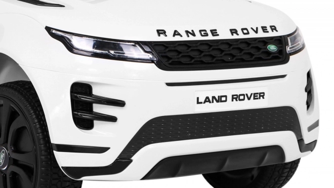 Elektrisches Auto Range Rover Evoque weiß