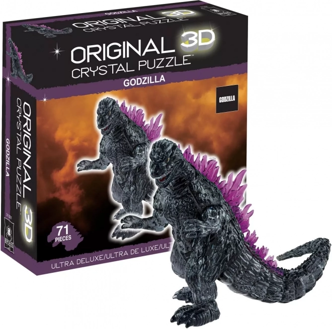 3D Kristallpuzzle Godzilla