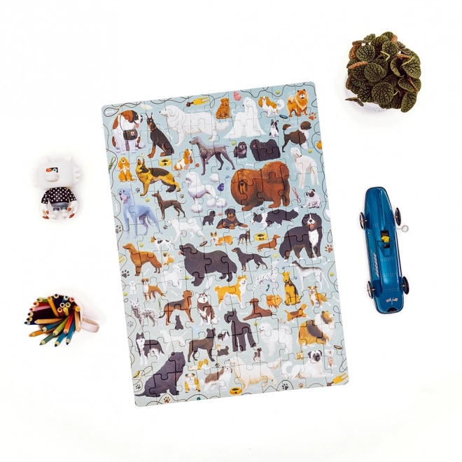 Puzzle mit 100 Teilen - Hunde von Puzzlove