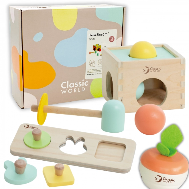 Pastellfarbiges Lernspielzeug-Set für Kinder