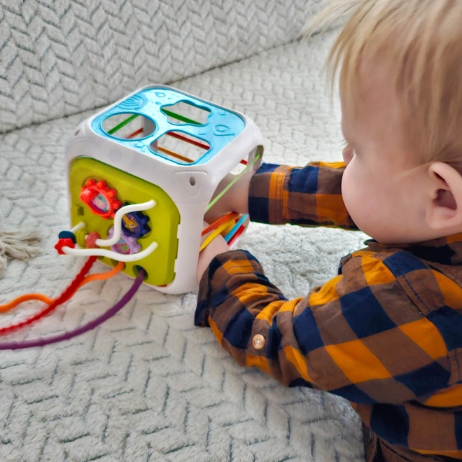 Woopie Elastischer Sensorikwürfel mit Sortierfunktionen und Tieren