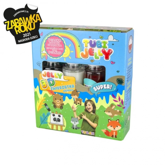 Tubi Jelly Set - 3 Farben: Tiere