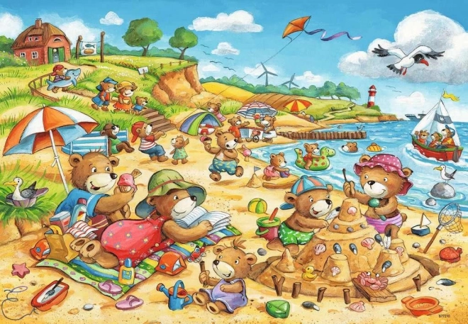 Ravensburger Puzzle Urlaub am Meer 2x24 Teile