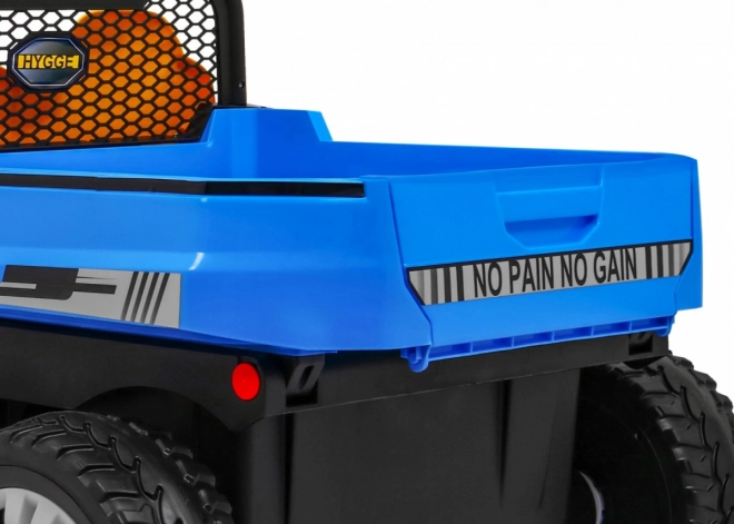 Bauernhofauto für 2 Kinder Blau + 4x4 + Fernsteuerung + Kipper + LED Audio