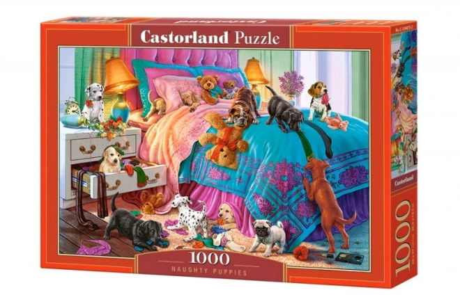 Puzzle 1000 Teile - Ungezogene Welpen
