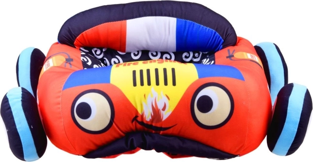 Verspieltes Design eines Feuerwehrwagens