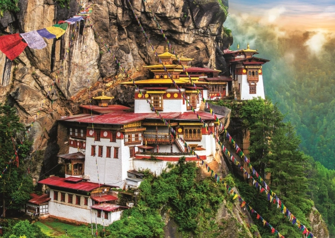 Puzzle Tigernest Bhutan 2000 Teile