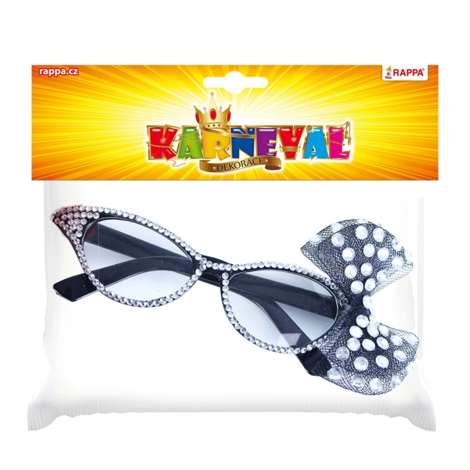 Karnevalsbrille mit Schleife