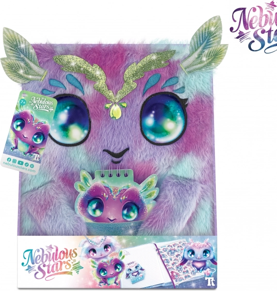 Nebulous Stars flauschiges Tagebuch A5 mit Schloss