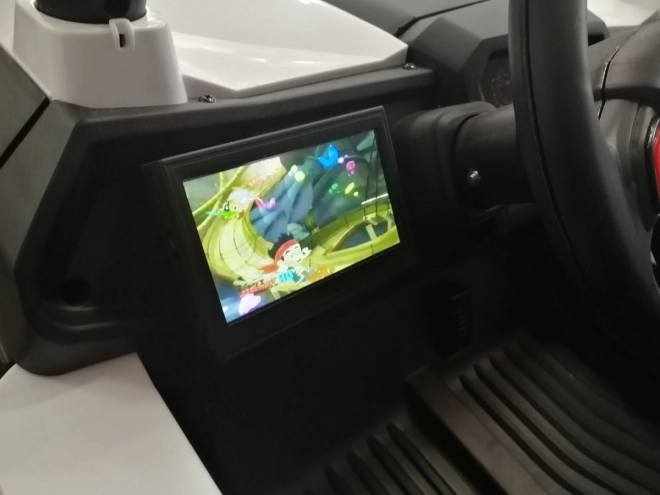 Buggy SuperStar pro Kinder Blau + MP4 + Allradantrieb 4x4 + Fernbedienung + Kofferraum + LED + Türschloss