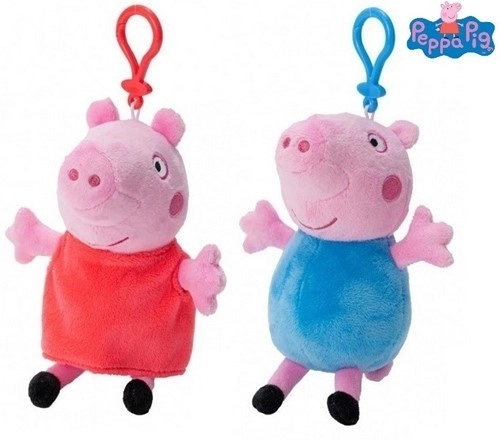 Peppa Pig Plüschfigur mit Clip 16 cm