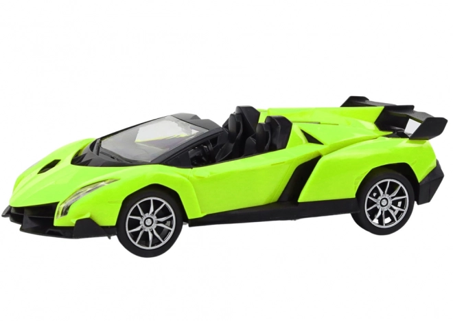 Fernsteuerbares Sportauto RC Grün im Maßstab 1:18