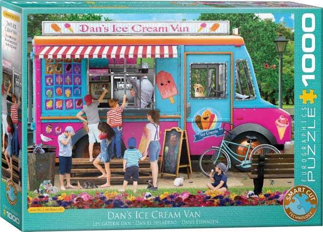 Eurographics Puzzle Eiswaagen von Dan 1000 Teile