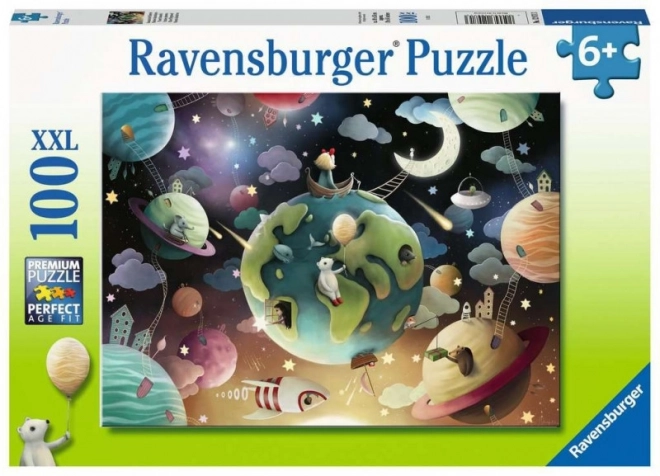 Ravensburger Puzzle Kosmischer Spielplatz 100 Teile