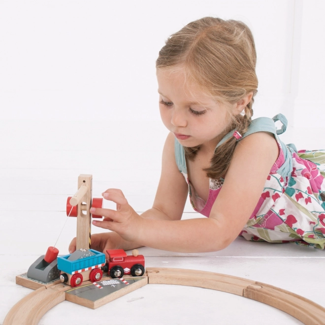 Bigjigs Rail Schotterkran