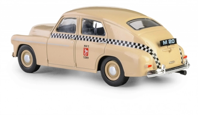 Modellauto PRL Warszawa M20 Taxi Sandfarben