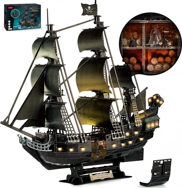 3D LED Puzzle Königin Annes Rache
