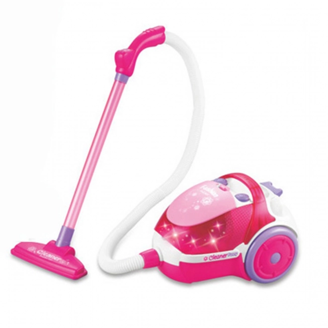 Kinderstaubsauger mit Saugfunktion in Rosa