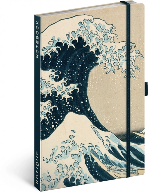 Notizbuch Katsushika Hokusai liniert 13 x 21 cm