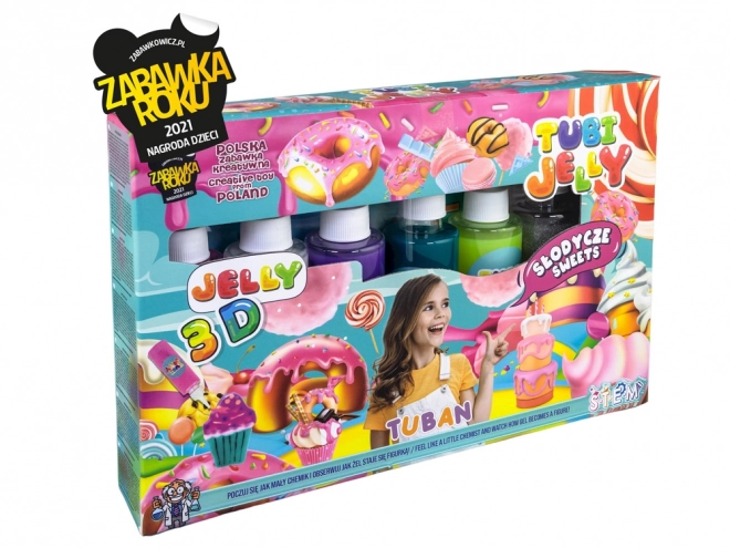 Tubi Jelly Set 6 Farben - Süßigkeiten