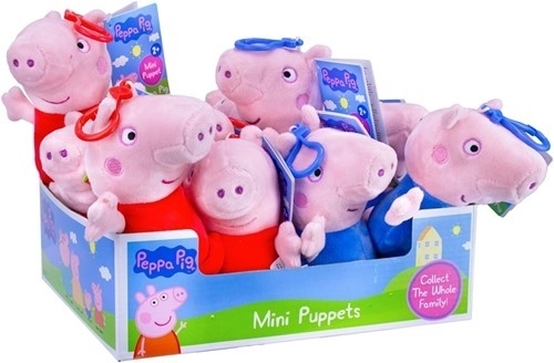 Peppa Pig Plüschfigur mit Clip 16 cm
