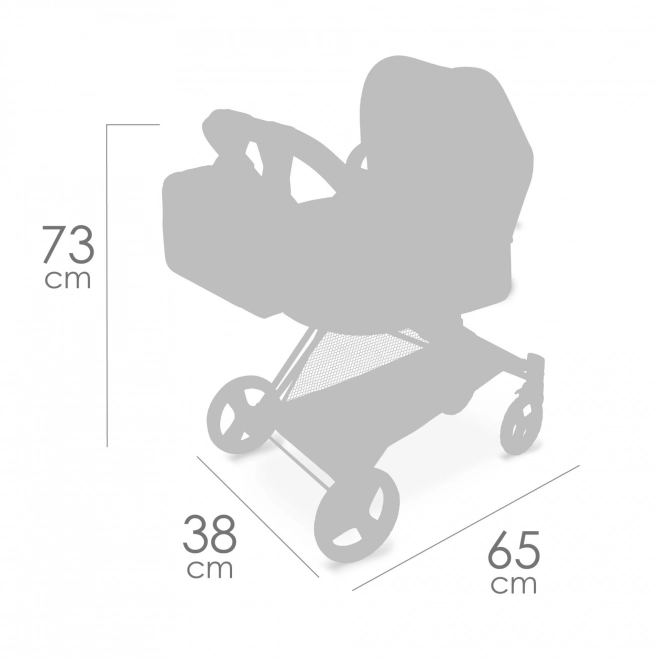 Faltbarer Puppenwagen 3 in 1 mit Rucksack CITY X 2024