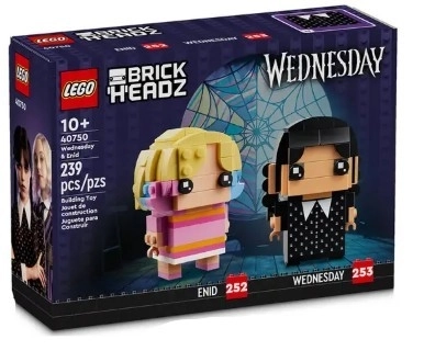 Bauset BrickHeadz Wednesday und Enid