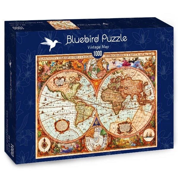 Historische Landkarte Puzzle 1000 Teile