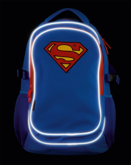 Schulrucksack mit Poncho Superman Original