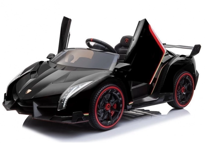 Elektrisches Auto Lamborghini Veneno Schwarz