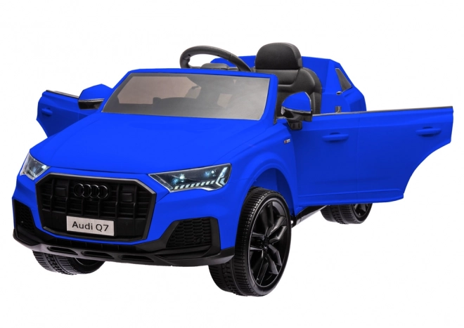 Elektrisches Auto Audi Q7 Blau Lackiert