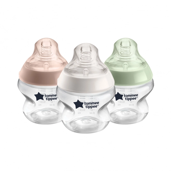 Babyflaschen-Set, 150 ml, verschiedene Farben, 3er-Pack