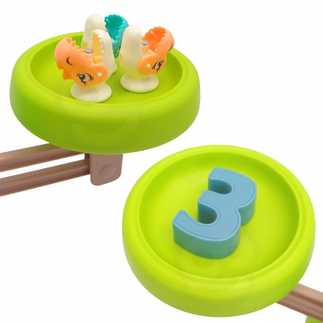 Woopie Lernspiel Dinosaurier Waage und Angelspiel