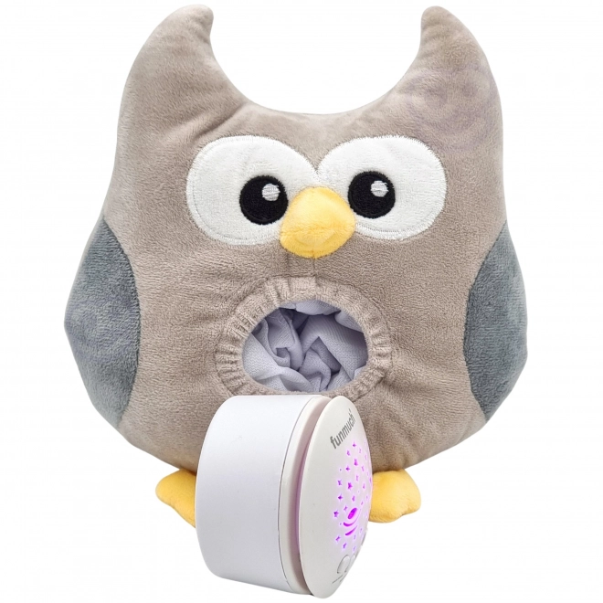 Plüsch Eule Nachtlicht Projektor 2-in-1 mit Schlafliedern - WOOPIE BABY
