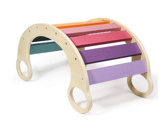 2Kids Toys Montessori Regenbogen-Schaukel